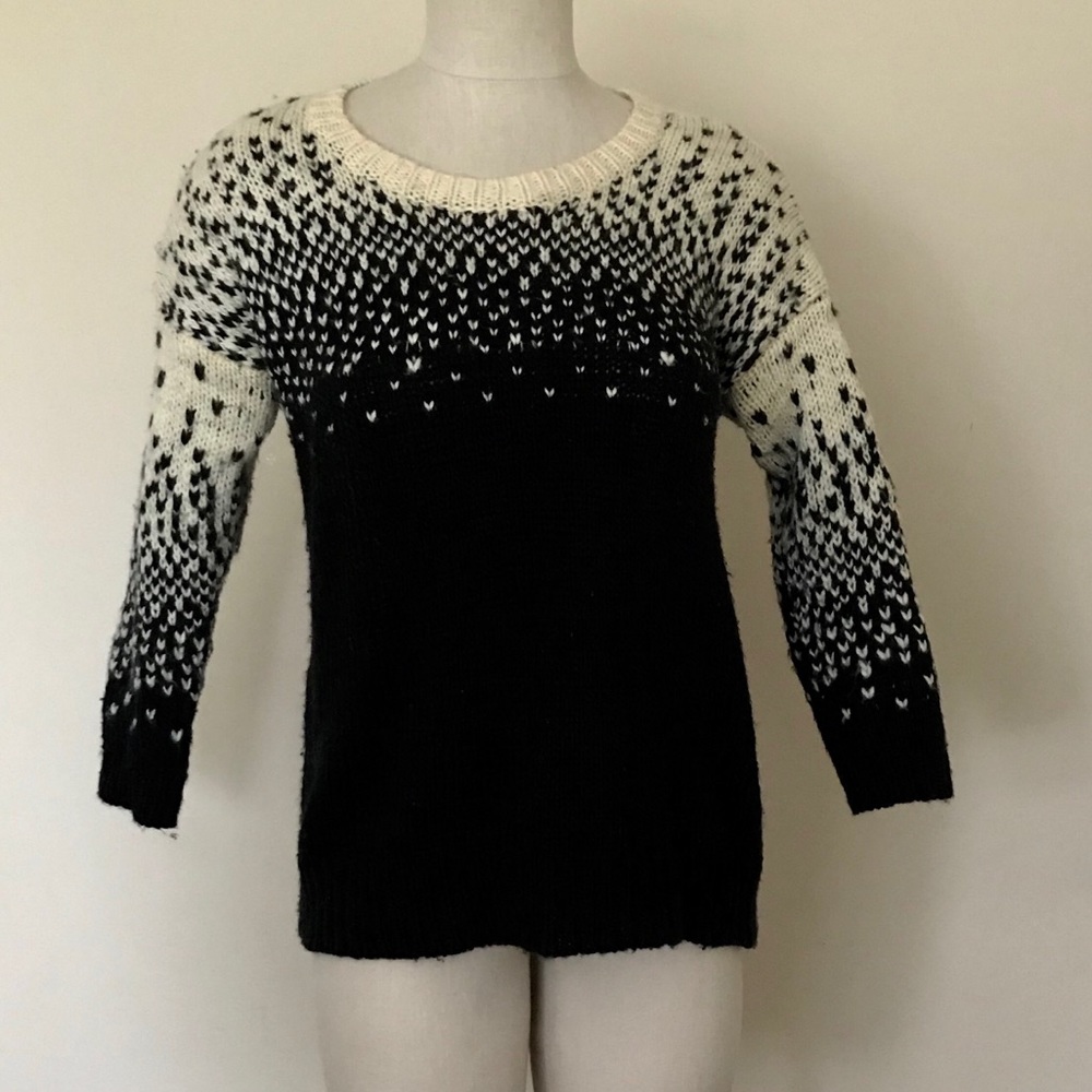 Madewell snowflake sweater size XS